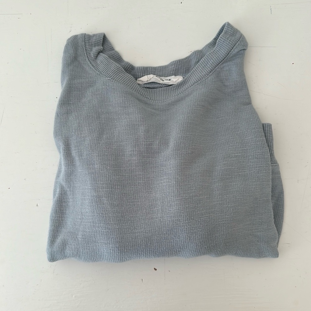 blue long sleeve